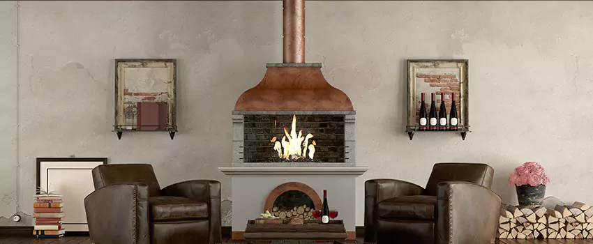 Thelin Hearth Products Providence Pellet Insert Fireplace Installation in Lubbock, TX