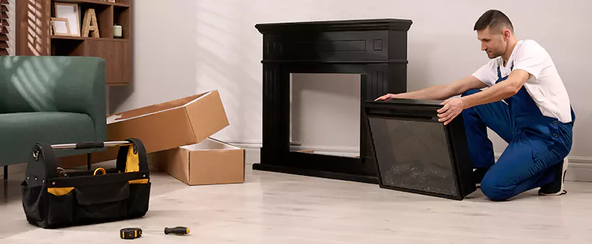 Old Rusted Metal Fireplace Repair And Replacement in Lubbock, TX